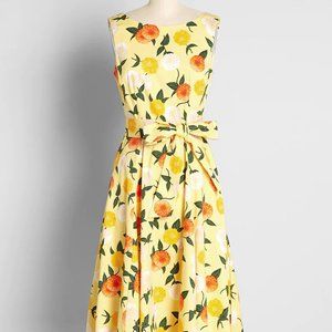 Collectif Modcloth Marigold Medley Swing Dress
